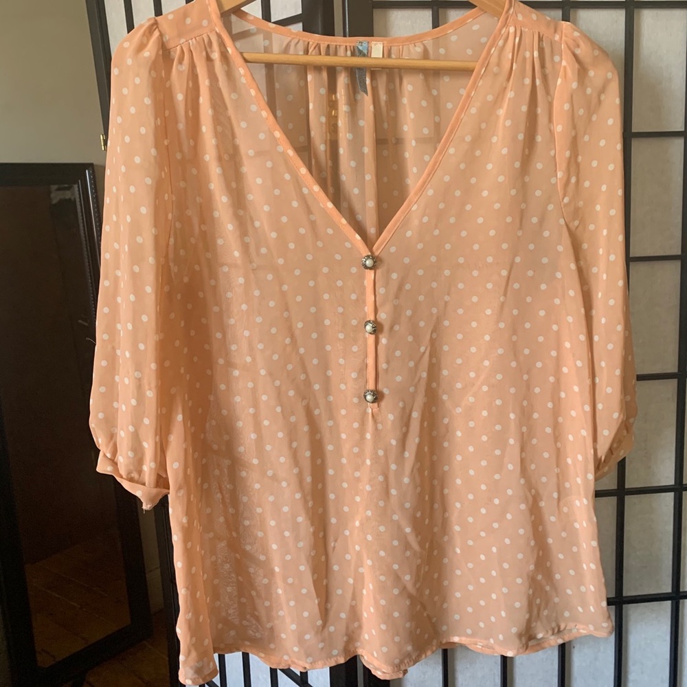 Pink blouse